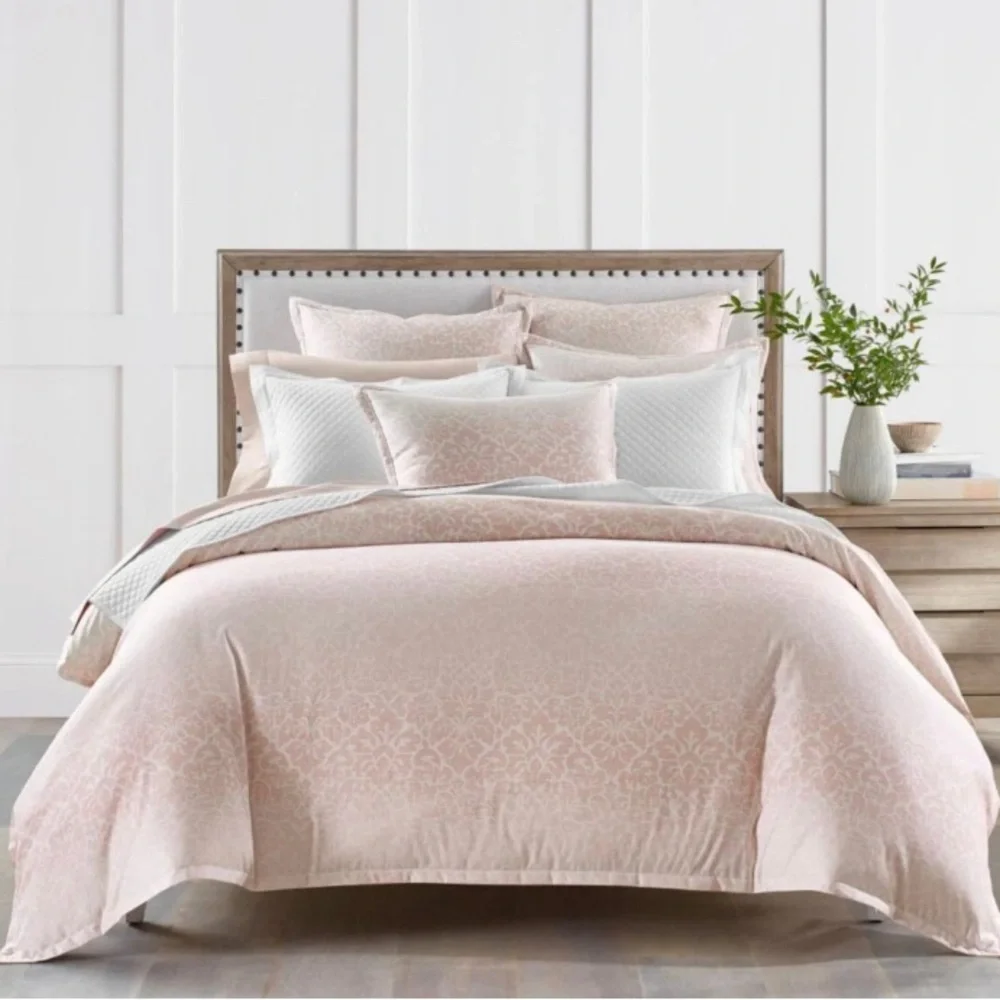 Duvet Cover Set Color Blush 800 Thread Count